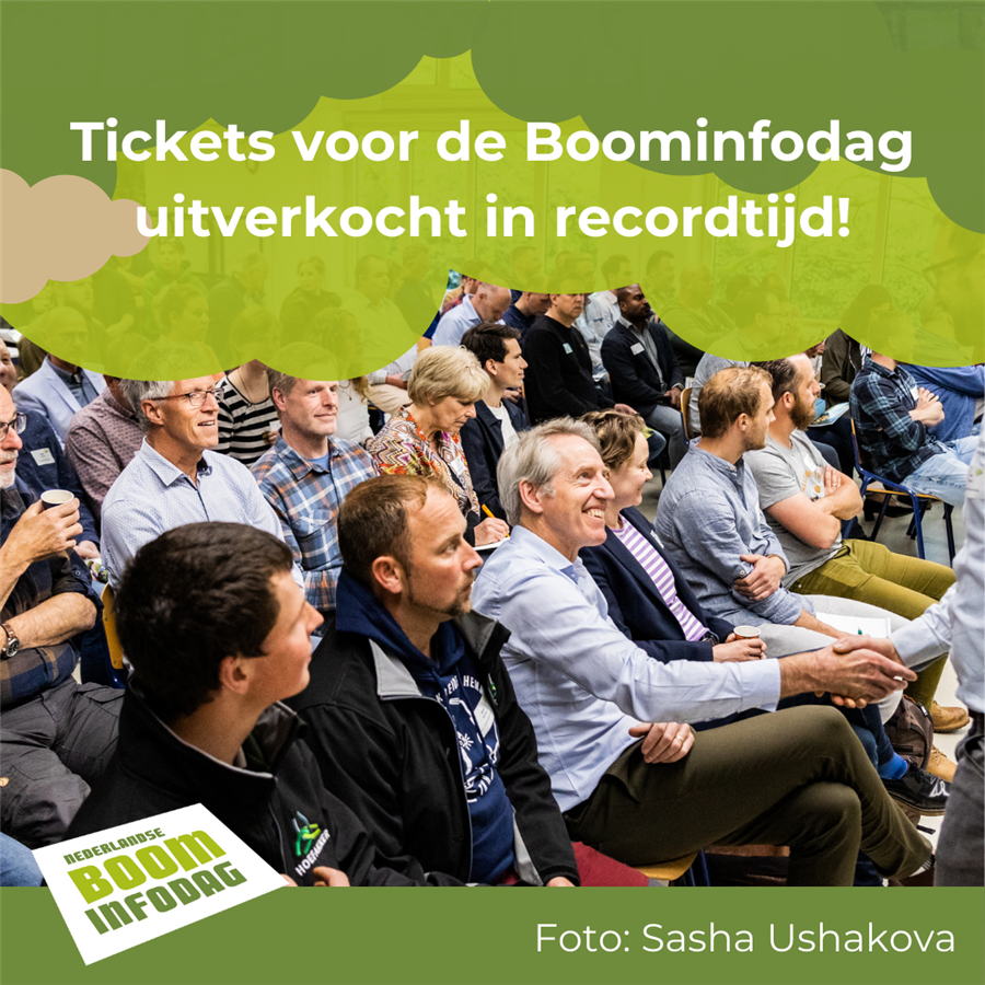 Bericht Tickets voor de 15e Nederlandse Boominfodag in recordtijd uitverkocht bekijken